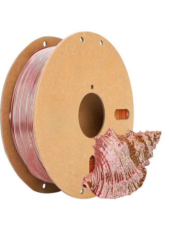 Tricolor Gold Silver Copper PLA 3D Printer Filament 1.75mm 0.25kg Spool - Image 1